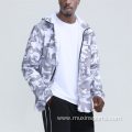 Wholesale Camo Men Workout Jacket Full Zip